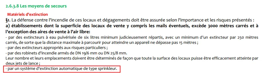 Système Sprinkler
