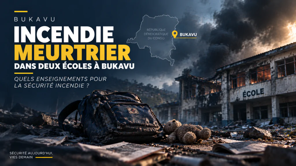 Incendie à Bukavu : les enseignements pour la sécurité incendie